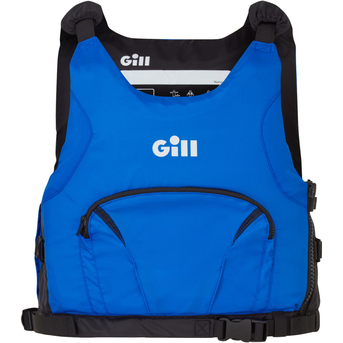 2026 Gill Pursuit Pro Racer Side Zip 50N Buoyancy Aid 4916 - Blue